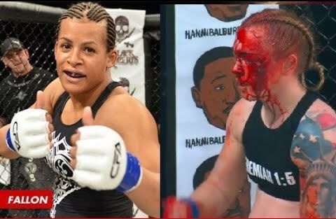 ALE_JAN_DRO_SOY's tweet photo. Fallon Fox (hombre q se percibe como mujer) peleó en MMA con una mujer biológica: Tamikka Brents, a la cual le rompió el cráneo en los primeros 5 minutos
Pelea con mujeres y a todas las deja maltrechas, pero la "Ideologia de genero" promueve percibirse como uno quiera

Igualdad? https://t.co/G6jYkq0qBK