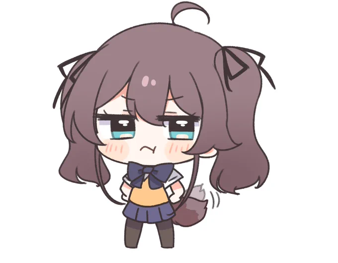 褒められててれてるまつりちゃん
#祭絵 