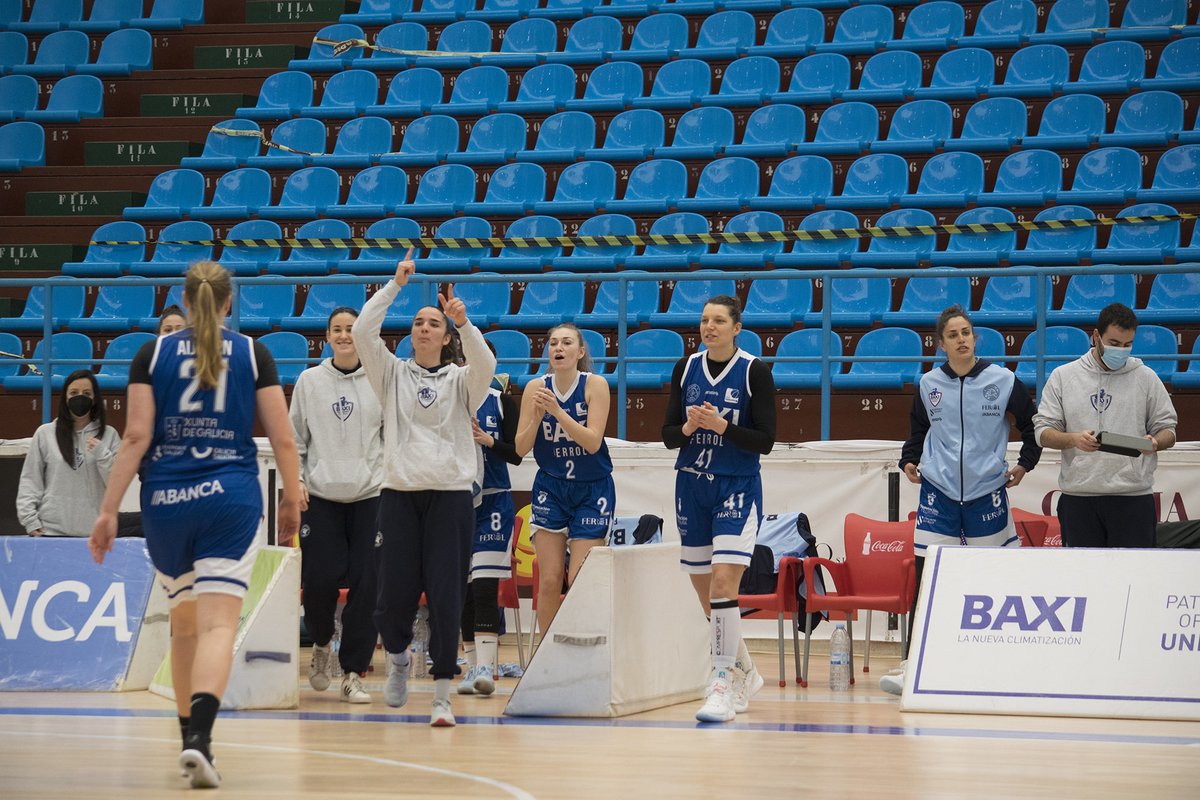 UniFerrol's tweet photo. Además del acceso a la fase de ascenso a #LFEndesa , la 20ª victoria del BAXI Ferrol confirmó el ascenso (como mínimo) a la nueva #LF2Pro.
No está de más recordar que en 2021-22 jugaremos seguro en una liga de grupo único y gran atractivo.
#DISFRUTARdelCAMINO https://t.co/OdUXHOP0cs
