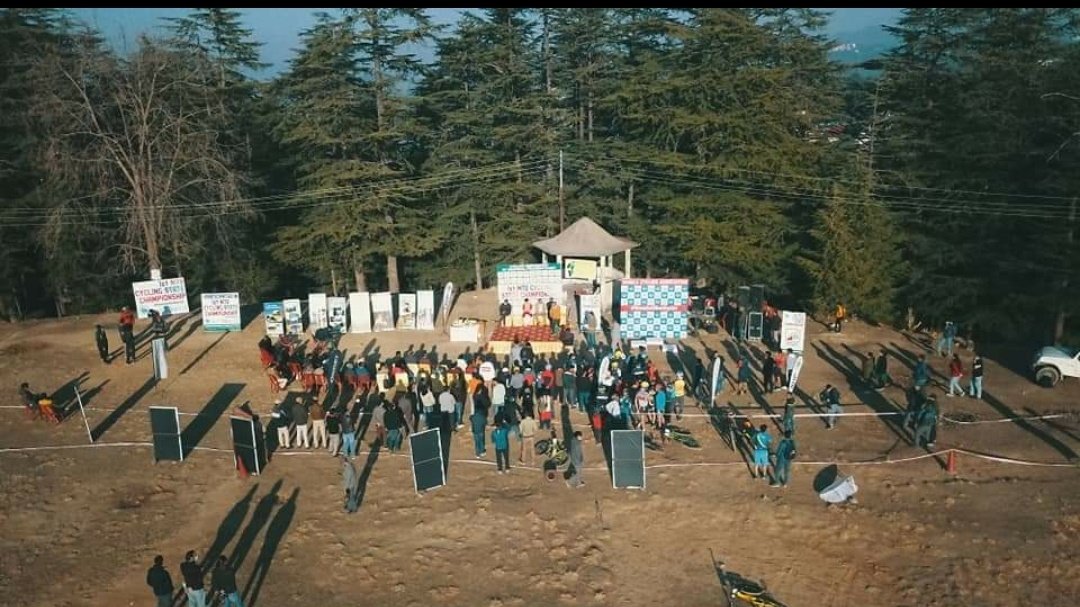 sudmohit's tweet photo. 80 cyclists from 8 districts after due selection process participate in 1st MTB state championship ,supervised by CFI ,HP sports department, hosted by Forest dept but the selected team is not allowed in the nationals hon minister sir can u check reign the federation get justice https://t.co/nUvRlQtjJb