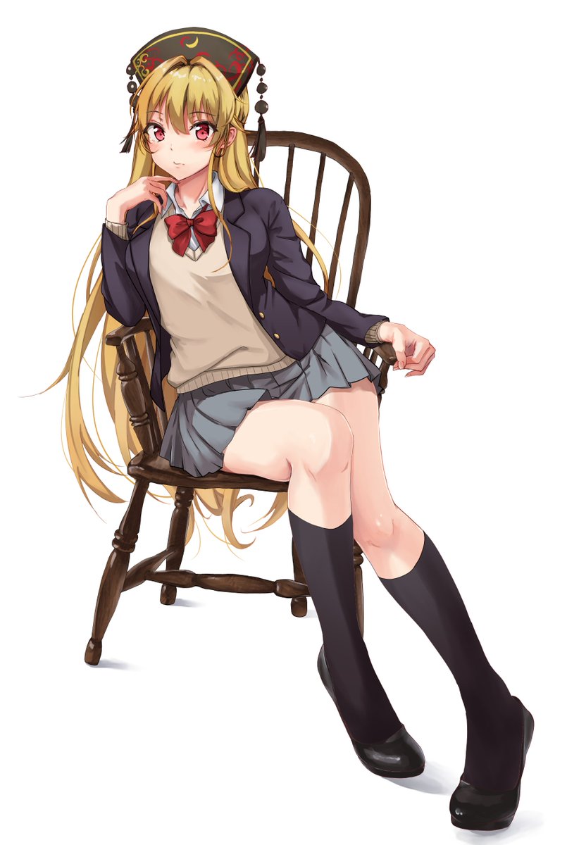 純狐(東方プロジェクト) 「jk 純狐さん
少し変わった雰囲気の最上級生
基本的に優しくて面倒見がいいが、た」|天城のイラスト
