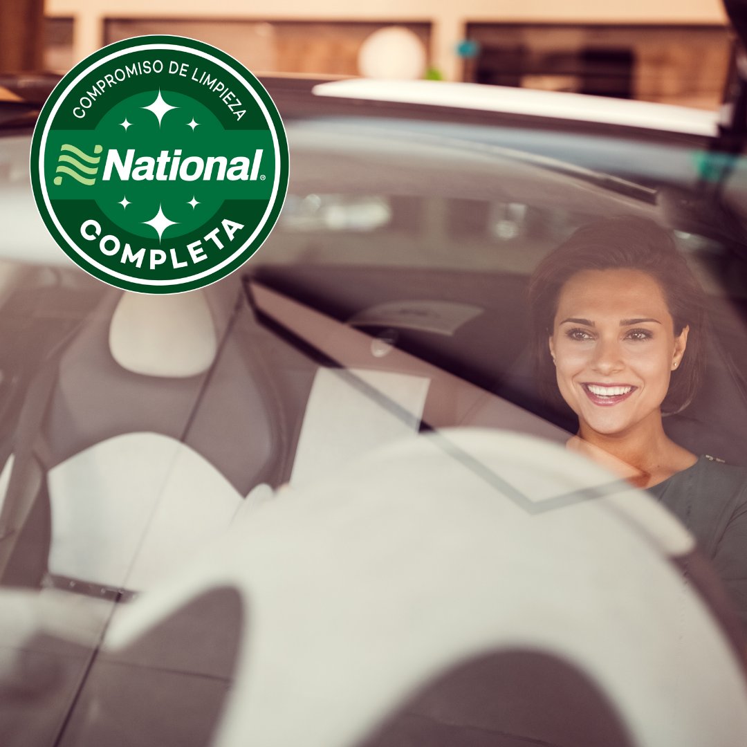 NationalLAC's tweet photo. La sonrisa al ingresar a un vehículo respaldado por el Compromiso de Limpieza Completa de National. Más información: https://t.co/Ivz3UQNZKf https://t.co/nmfTCpGrbL