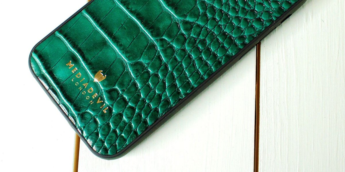 Our talented master craftsman, Gary, is developing limited edition croco-embossed leather phone cases as part of our effort to make more/all MediaDevil products here in the UK.  Here's a peek at our first contender, please do like and/or comment. Thanks! #mediadevil #madeinuk