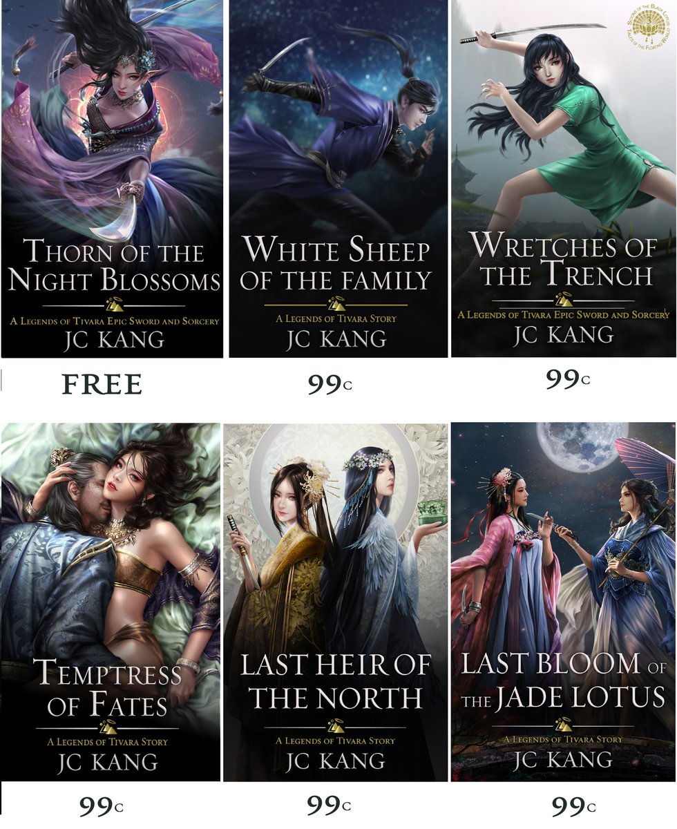 JCKang804's tweet photo. Thorn of the Night Blossoms is FREE, and the rest of the series is 99c/p in the US &amp; UK.
https://t.co/DsQ31wNqIB
#FreeBook #99c #EpicFantasy https://t.co/FH81xv1Iww