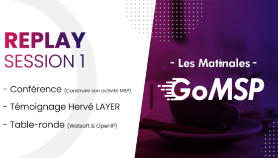 GoMSP_event's tweet photo. ▶️ Vous souhaitez savoir comment devenir un #MSP accompli ? Dans la 1ère session des matinales #GoMSP, animée par Vincent Verhaeghe rédacteur en chef de @MagazineEDI, nos experts vous donnent toutes les clés pour y parvenir 👉 https://t.co/RzS7JneA0E https://t.co/W7AEc1wAGc