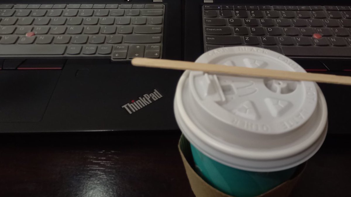 Work’s two-in-one so black coffee it is.

#understaffed #overworked #taxseason #hwaitingself