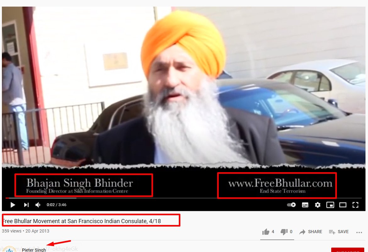 Pieter is close associate (read hired by) Bhajan Singh Bhindar, founder of OFMI (Org for Minorities of India) that considers itself an anti-Gandhi 'crusader' & is Pro-Khalistan. They also campaigned to free Bhullar (convicted Khalistani terr0r!st) & lobby against Modi in US.2/9