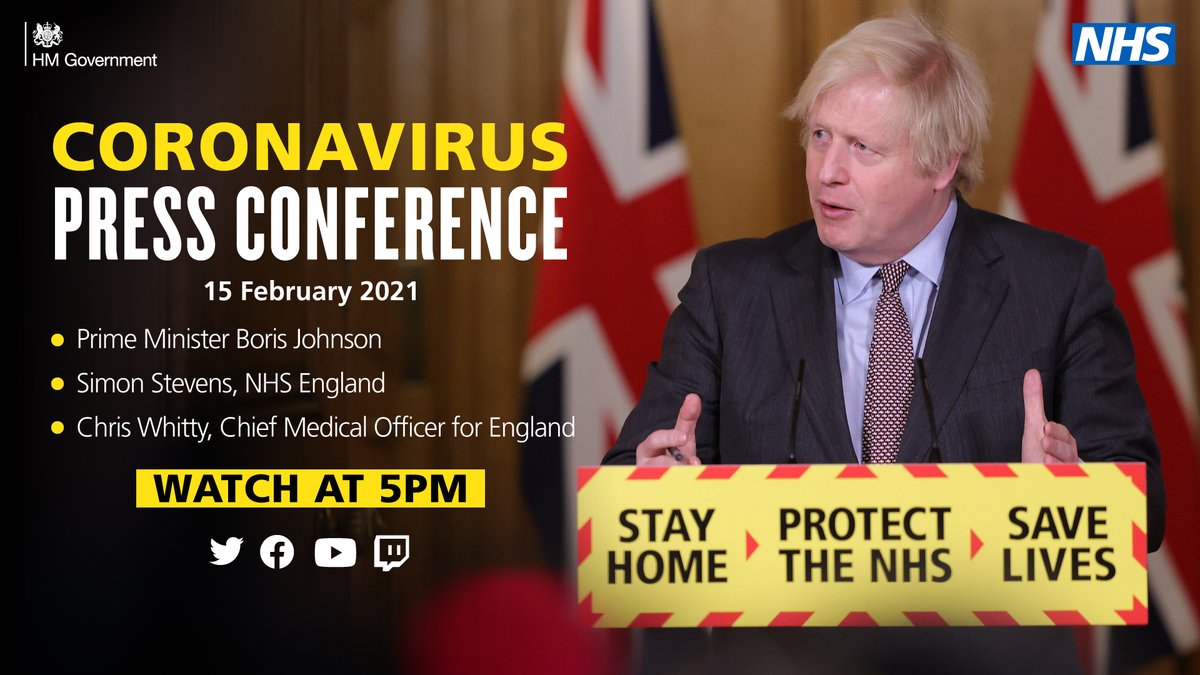 Watch today's coronavirus press conference live on our channels at 5pm.