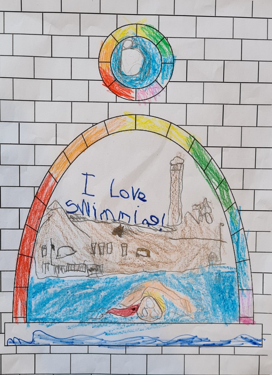 The winner of our design a window competition - Poppy age 6.
#morethanapool #competitionwinner #youngartist #commuinty