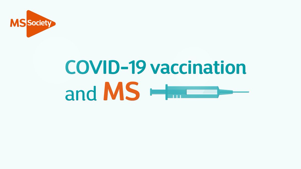 mssocietyuk's tweet photo. In England this week, the NHS will start inviting people in priority groups 5 and 6 for the #COVID19vaccination.

We have a few important things to note!

(1/5) https://t.co/gvLA46rcwR