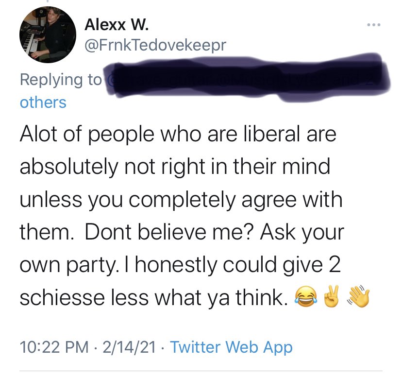 Brain dead trumpanista has already forgotten that the right has already set a pretty high bar for intolerance of people who don’t completely agree with them! According to his logic, insurrectionists were in their “right mind.”