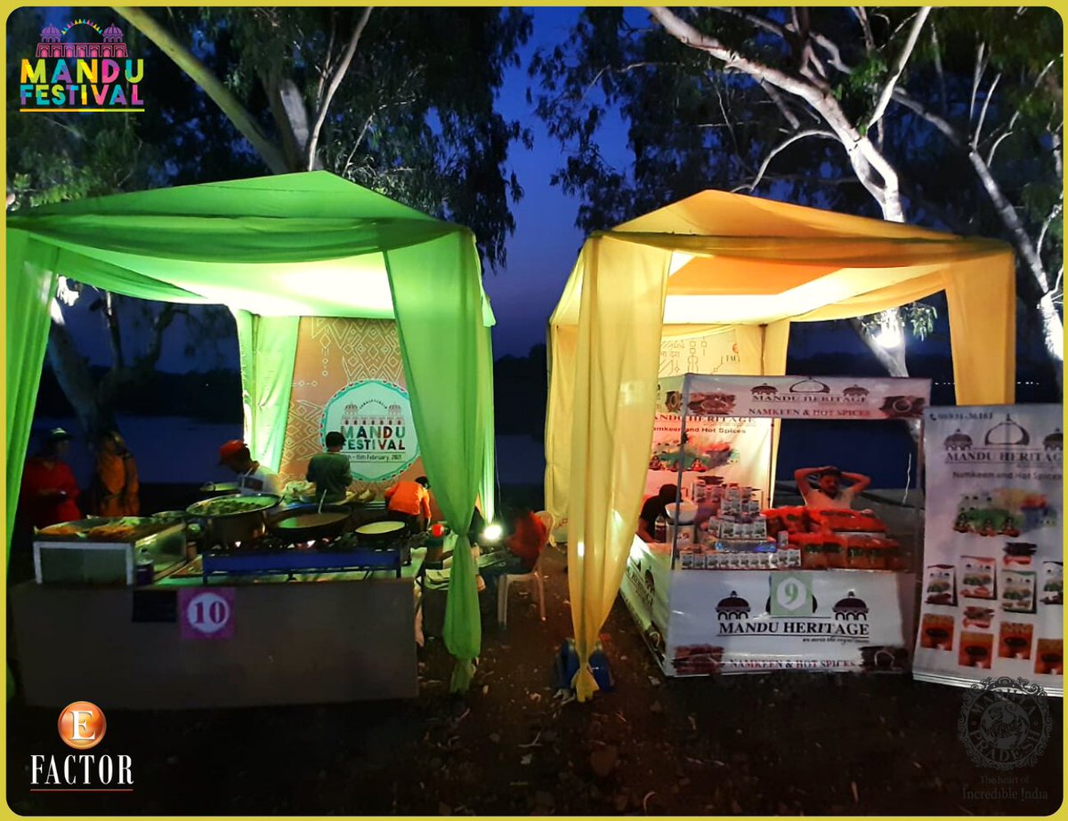 mandufestival's tweet photo. Mandu Festival had one of the finest, yummiest & delicious cuisines of Malwa region
Those who missed Food District in Mandu Festival 2021 have certainly lost a favor from their taste buds 😜
#fooddistrict #manduaao #mandumekhojao #efactorevents #efactortourism @MPTourism https://t.co/z0dVpSi5Kn