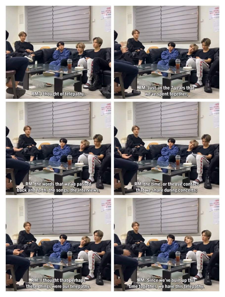 We first heard about Telepathy back in the 2004** BTS (+ENG) Log (ON) that aired on 5/11/2020.RM suggested a song based on the member's telepathy with each other that's been built up over the past 7 years from songs, interviews and concerts.+