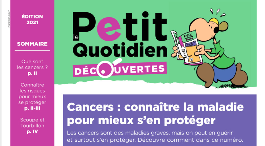 mutualite_fr's tweet photo. [#Cancer] #Prévention Comment mieux faire comprendre le cancer, les facteurs de risques et les bonnes habitudes à adopter aux enfants ? L'@Institut_cancer co-réalise avec les éditions #PlayBac un dispositif pédagogique #LePetitQuotidien découvertes #MonQuotidien découvertes https://t.co/FDs8izkdTE
