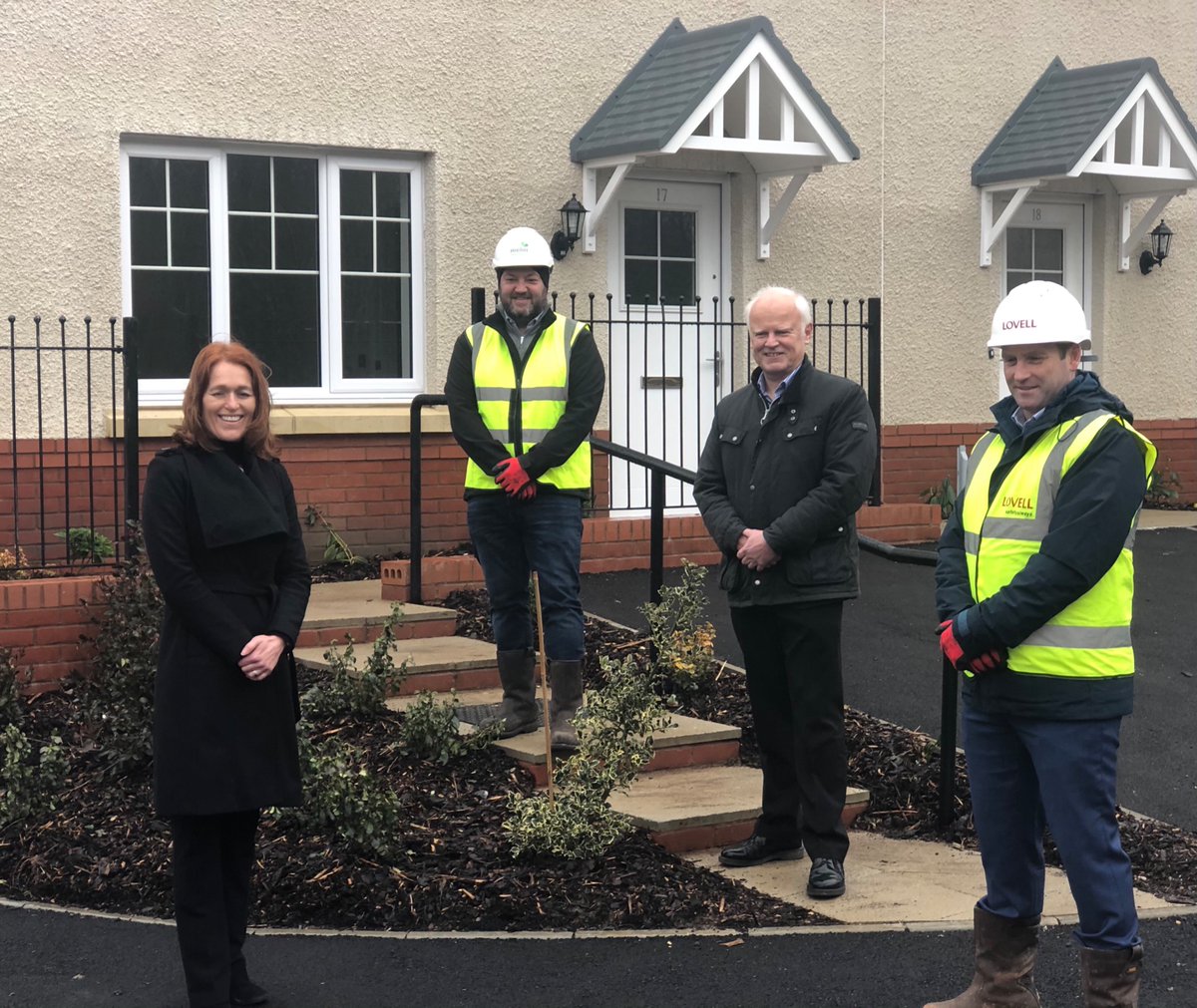 Today marked the completion of our new homes on the £16.8million development at Golwg Y Bryn, Ebbw Vale built by Lovell Homes. Our chief executive Paula Kennedy said: “It is a great example of collaborative working bringing benefits to people &amp; their communities.”
#hereforhomes