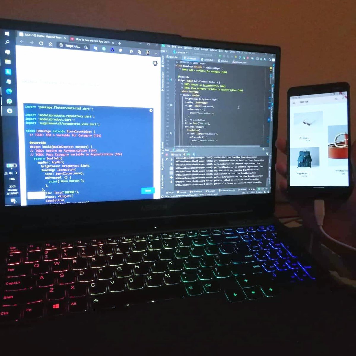 delafuentefelix's tweet image. Just finished the 2nd-week challenges of #30DaysOfFlutter and I'm glad that I've been making progress following Codelabs instruction and reading/watching daily digests from @flutter_ph.
Looking forward to this week's challenges and learnings!😁
#flutter #flutterdotph #FlutterPH
