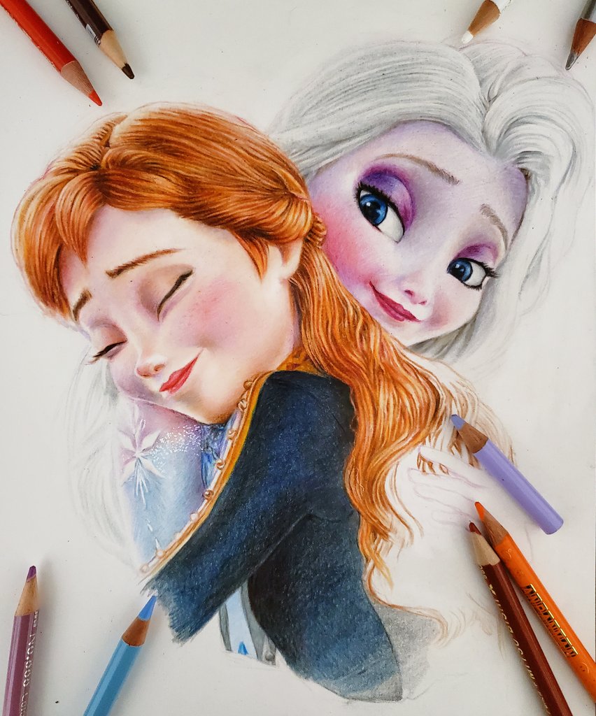 ゆっくりですが頑張って描いていきます お絵描き アナログ絵 色鉛筆イラス Hikaruのイラスト