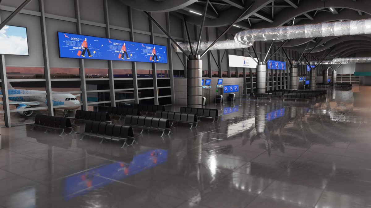 Odesa - mama! 😍
Great news, everyone. Our good friend Viacheslav Pyrih aka PYREEGUE DEV CO. has released the brand new Odessa International Airport (UKOO) scenery for MSFS 2020!
buy this beauty NOW! ❤️ vats.im/ua/ukoo-new-sc…

<a href="/MSFSofficial/">Microsoft Flight Simulator✈️</a> <a href="/vatsim/">VATSIM</a>