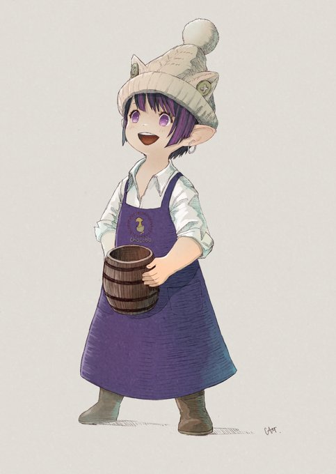 「hat with ears」 illustration images(Latest｜RT&Fav:50)