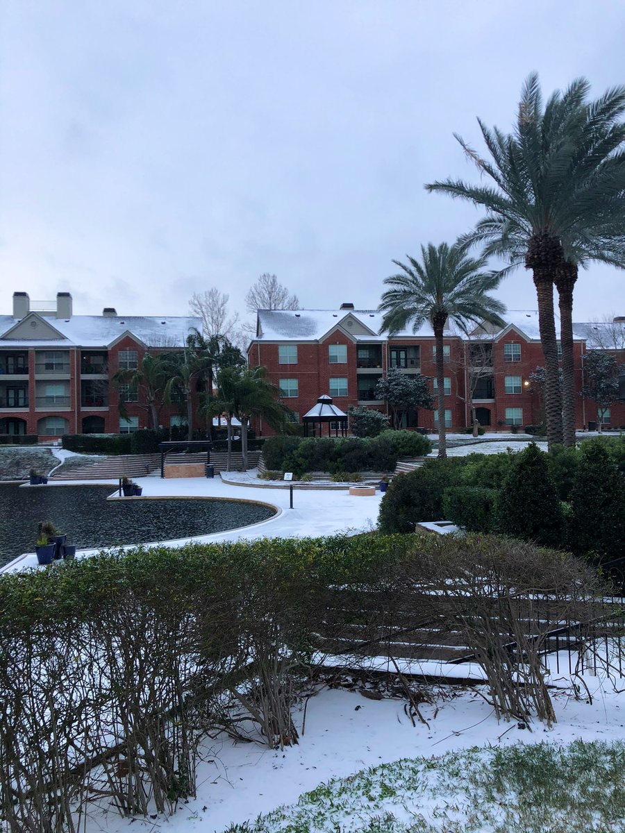 Snow day in Houston! Rolling blackouts, power outages, schools and hospitals are shut down for a dusting of ice/snow. The South truly cannot hang