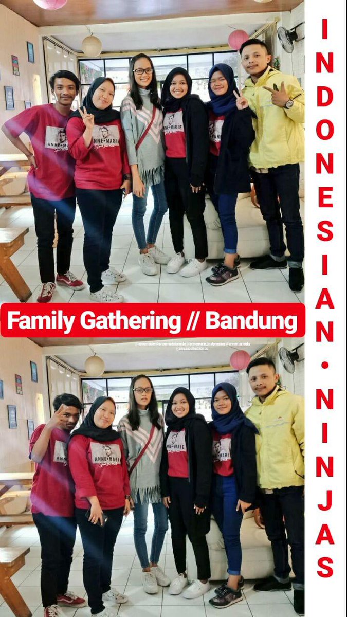 IndonesiaNinjas's tweet photo. "NEW COLLECTION INDONESIAN NINJAS"

Yuuu buat temen-temen indonesia boleh banget! Order langsung yuu. follow Instagram @Indonesianinjas dan @ninjascollection_id 🥰🥰

Cc @AnneMarie 
#annemarie #annemarieindonesia #indonesianninjas #ninjascollectionid https://t.co/Co5kzWSors