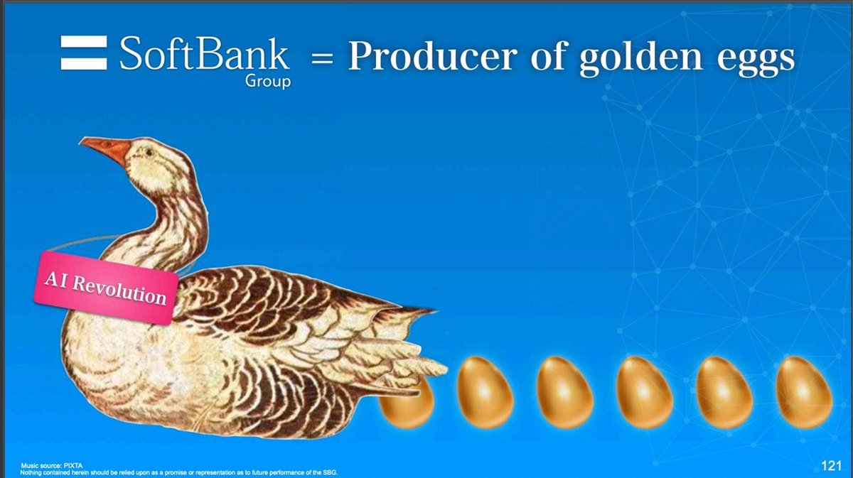 destraynor's tweet image. The slides that Softbank produce are just on another level...