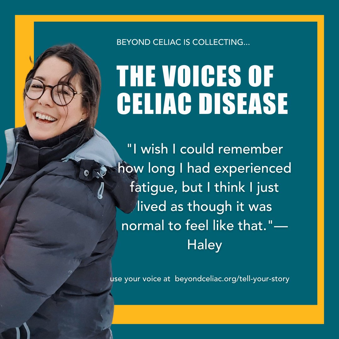 BeyondCeliac's tweet photo. "When the doctor told me I had celiac disease I was upset and shocked. I decided I wanted to put the diagnoses to good use and make a short film called "Glutened" to raise awareness. I feel a lot healthier now and I couldn't be more grateful for our tight-knit community!"—Hayley https://t.co/u0cvQzhW8m