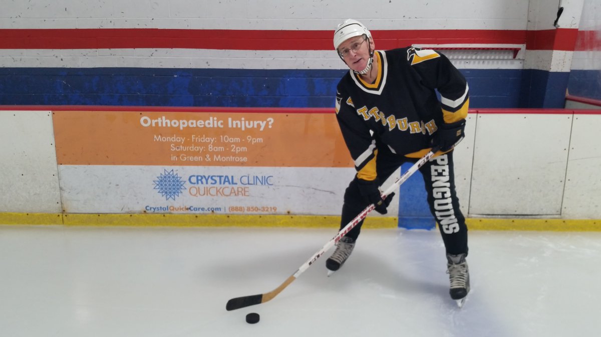 Bob got his new hip in December 2019 &amp; is now playing lunchtime hockey on his 65th birthday in January 2020. Although we don't promote contact sports following hip replacement surgery, visit our website to learn more about getting your life back in action! iangradisarmd.com