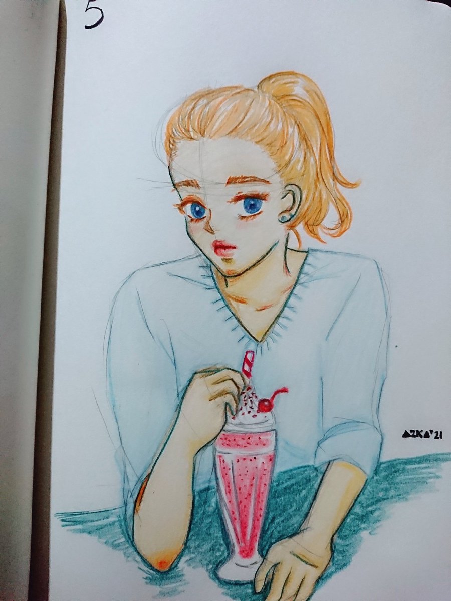 azkakarina's tweet image. #mrasketch21 #365sketchchallenge #365daysartchallenge #365sketches #artchallenge #challengeforartist #artprompts #artprompt #artpromptlist #moriahrosie #sketchbook #sketchbookchallenge #artist #art #illustrator