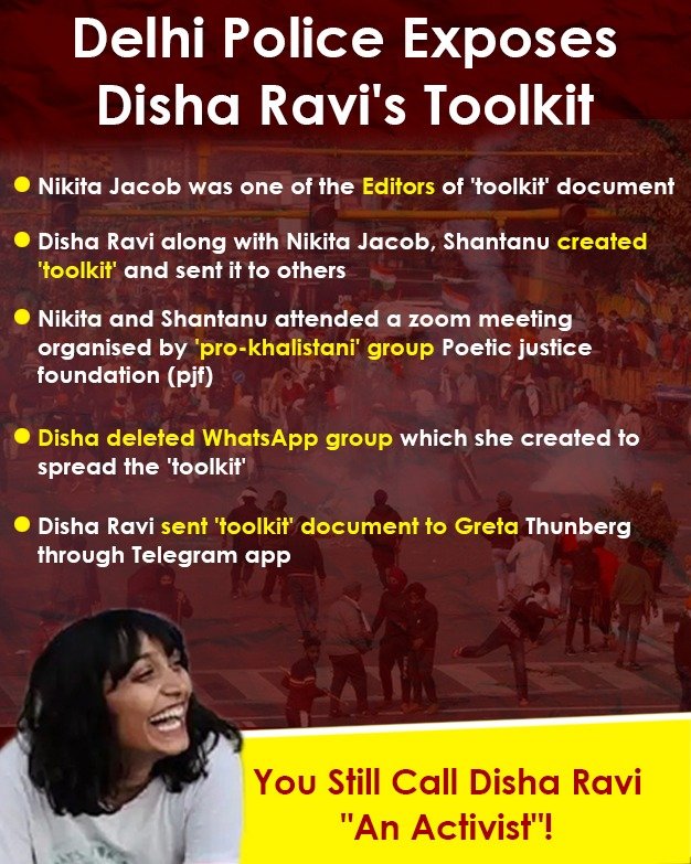Bivash_OfficiaL's tweet photo. Thank you @DelhiPolice
I would like to express my gratitude to the @CPDelhi who has done a splendid work to expose the dirty tricks of #Toolkit
Why #FoolKid defends #ToolKid? It's a question of million dollars??
#टुलकीट https://t.co/03JBou23f7