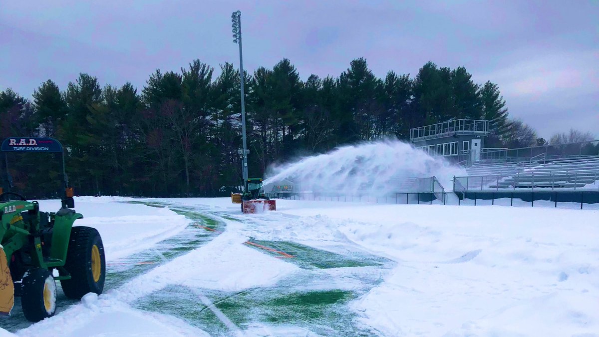 🏈 ⏰ ARE YOU READY FOR SOME FOOTBALL!? Today, @1AAuto Field is getting cleared for the 2K21 Fall 2 @NMPatsFootball season ! Thank you @rad__sports ! Calling all @NMRHSpride students: COME ROLL WITH US! #RollPATS 🇺🇸#WeAreNM #RepresentYourSchool