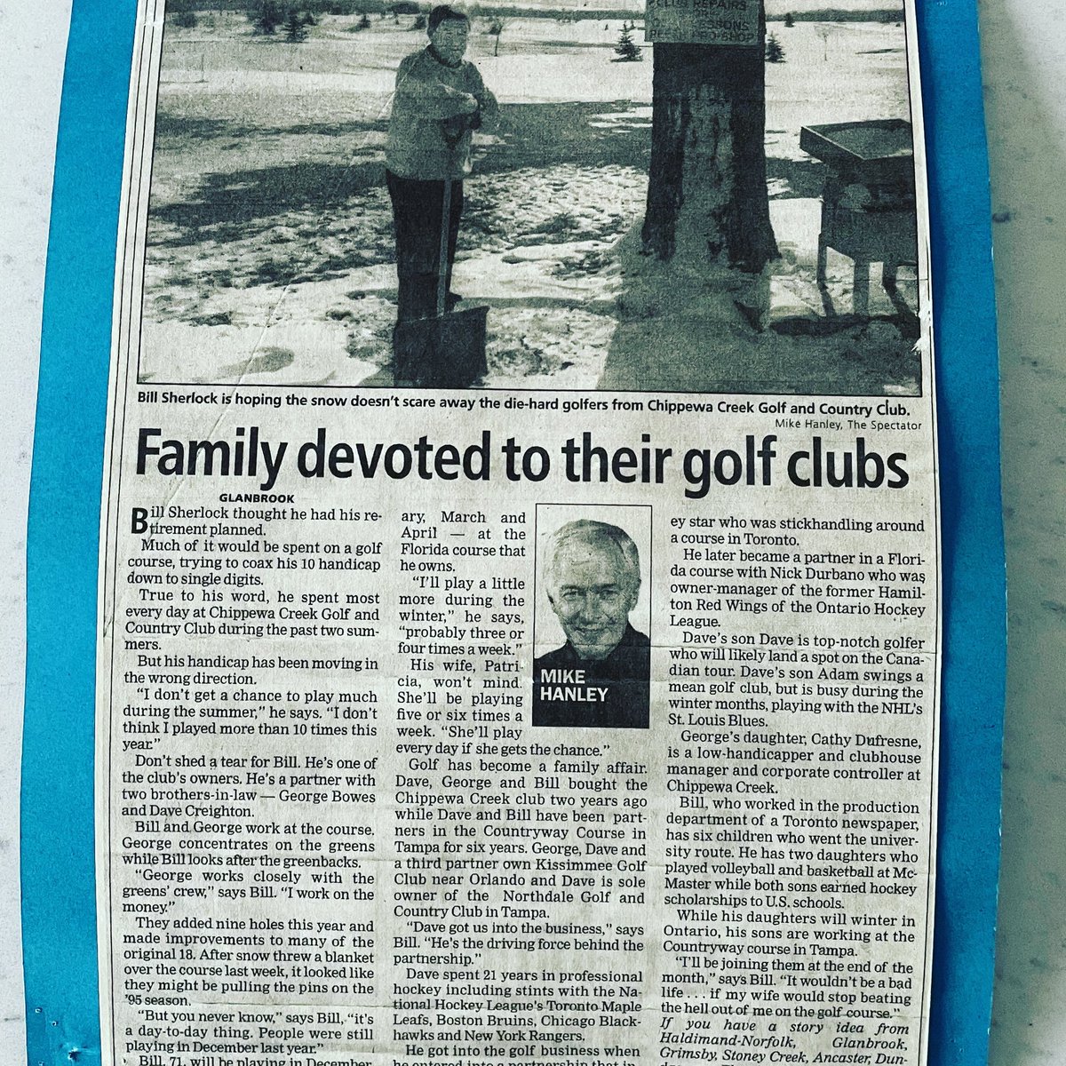Proud and fortunate to continue working at something the Creighton-Sherlock family started back in the early 90s! Happy Family Day! #golfbusiness #sherlockfamily #familybusiness #supportsmallbusiness