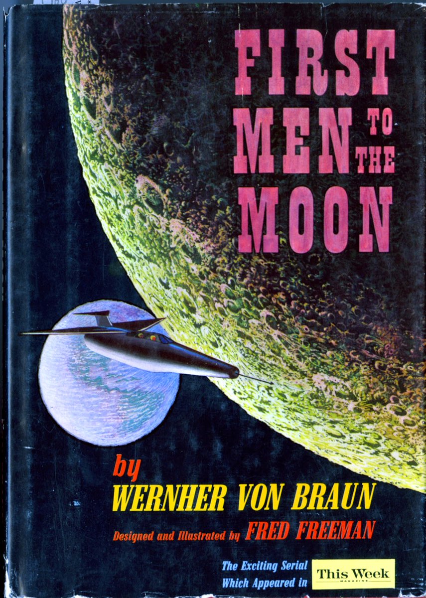 korzanj's tweet photo. @BrunaHusky @arieltorres @chipigaro @mia_astral @schuschny @santisiri @AdrianM_Paredes @astral_facts @gustavsen @Eurekablog @silverchinchiya @elonmusk LAS ILUSTRACIONES
son del libro "First Men to the #Moon" de Wernher #VonBraun (1960) 😊 Observen la #Nave 🚀
Creo los #Marcianos se atreverían a construirlas así 🤔
Más en https://t.co/ZkIGaaxbvD
¿Tal vez la #Estetica #MuskPunk ponga de #Moda lo #DieselPunk? Veremos.
(3/3) https://t.co/3cSZXajeLz