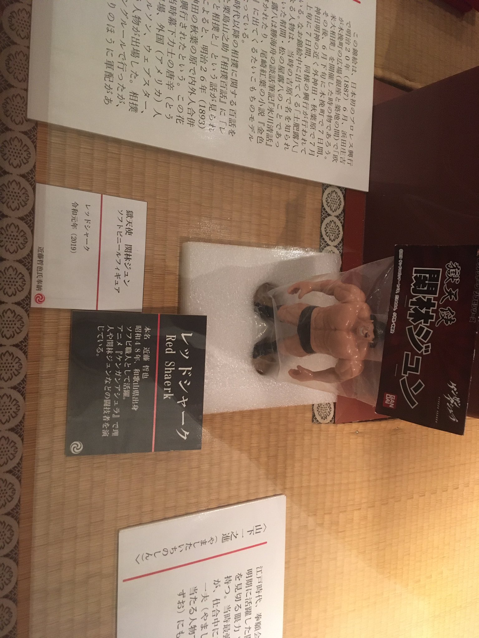 にゃご ケンガンコラボです ケンガンと資料は半々くらいで組み合わさっているので史実合わせて楽しめます プロレス相撲は特に力入ってます