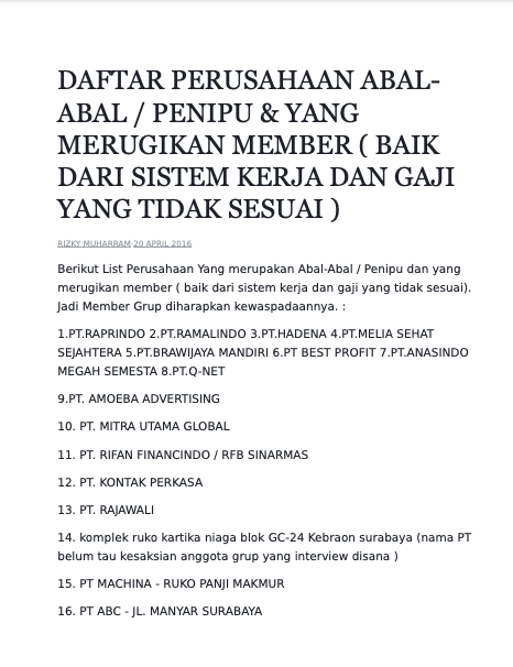 Surabaya indonesia pt group brawijaya Lowongan Kerja
