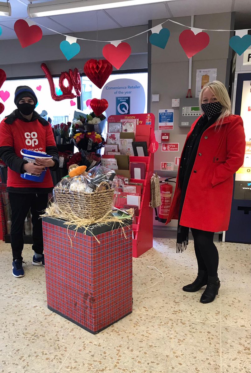 At the #carnoustie coop, we're raising money for <a href="/SAMHtweets/">SAMH</a> by holding a valentine's Day Raffle! #ItsWhatWeDo #community <a href="/CindyMo34072747/">Cindy Morris</a>