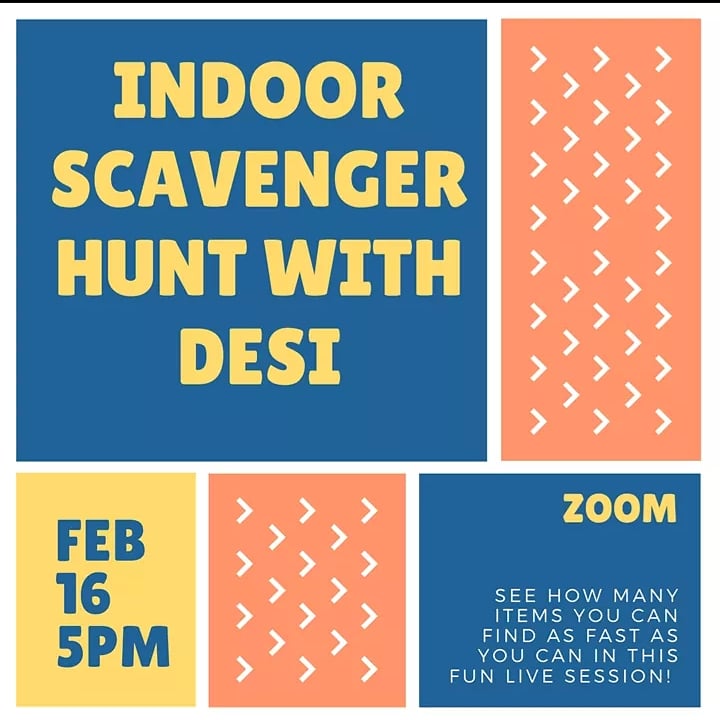 Join us at 5pm for a Scavenger Hunt! All you need is yourself and your trainers on ready for lots of competitive fun 🏃🏻‍♀️ Comment below or drop us a message for the link 🤩
