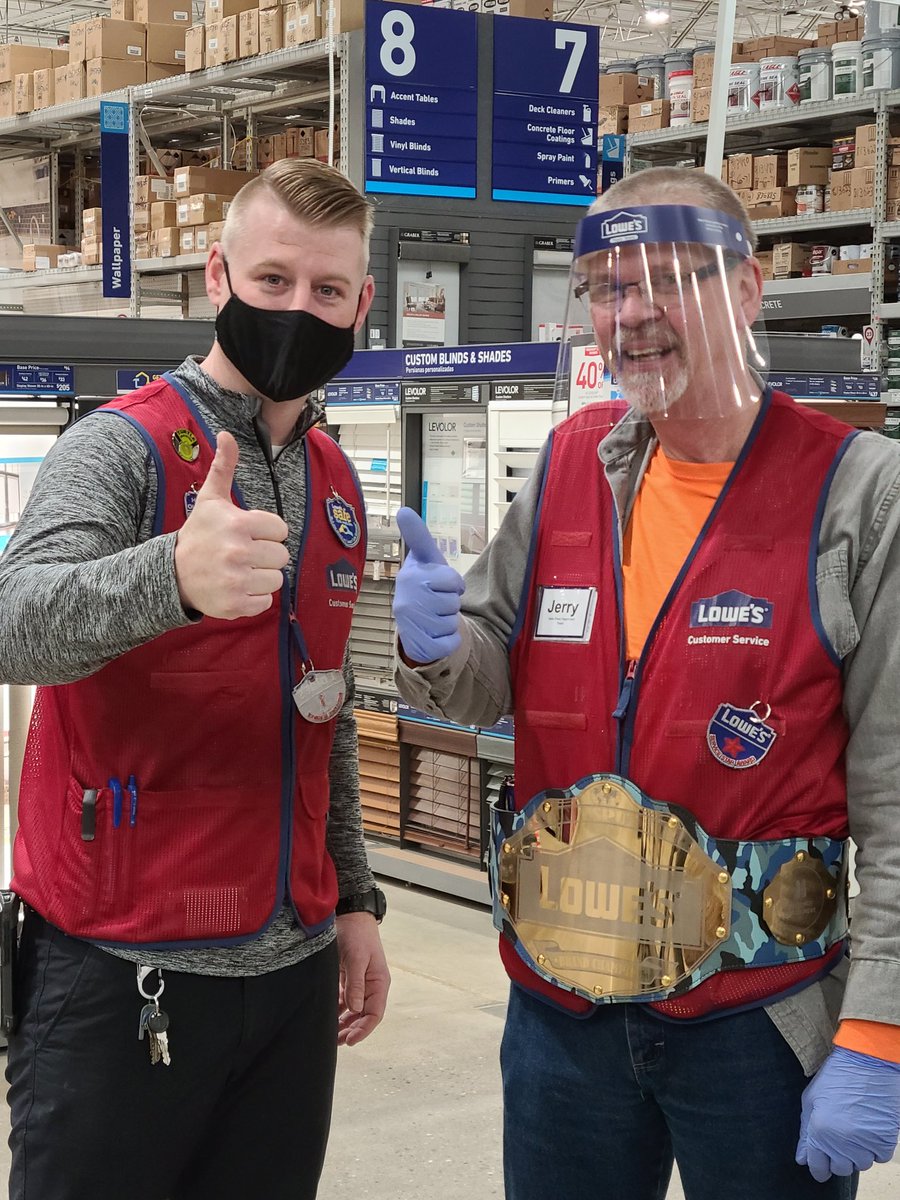 Jerry is killing it in paint. He is the Undisputed Brand Champion for Q4! Super proud of the team here at Lowes 442!