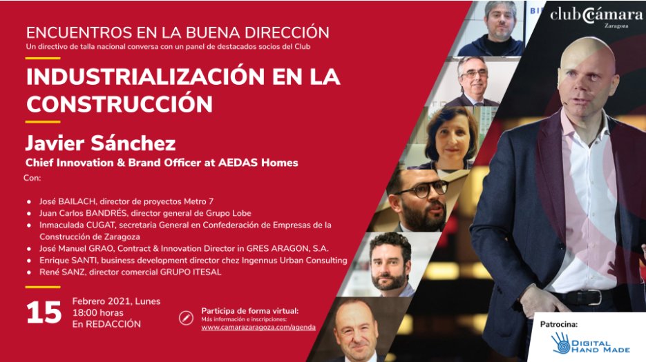 Gres Aragón (@gresaragon) on Twitter photo Esta tarde participaremos en una interesante charla de <a href="/RedaccionClub/">Redacción ClubCámara</a> de <a href="/camarazaragoza/">Cámara Zaragoza</a> con <a href="/aedashomes/">AEDAS Homes</a> <a href="/grupoLOBE/">Grupo LOBE</a> <a href="/ItesalVentanas/">Itesal Ventanas</a> <a href="/Metro7Passiv/">metro7</a> <a href="/ingennus/">Ingennus</a> y la Confederación de Empresas de Construcción 🏚️
💻Puedes participar online con un correo a: redaccion@camarazaragoza.com Esta tarde participaremos en una interesante charla de <a href="/RedaccionClub/">Redacción ClubCámara</a> de <a href="/camarazaragoza/">Cámara Zaragoza</a> con <a href="/aedashomes/">AEDAS Homes</a> <a href="/grupoLOBE/">Grupo LOBE</a> <a href="/ItesalVentanas/">Itesal Ventanas</a> <a href="/Metro7Passiv/">metro7</a> <a href="/ingennus/">Ingennus</a> y la Confederación de Empresas de Construcción 🏚️
💻Puedes participar online con un correo a: redaccion@camarazaragoza.com