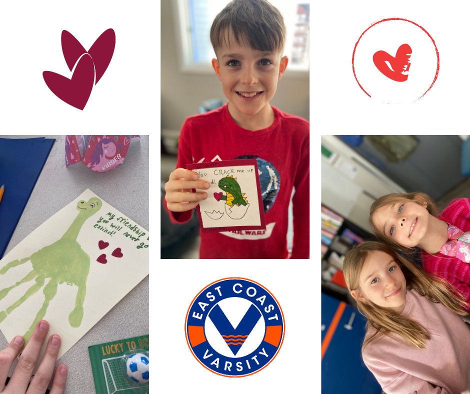 EastVarsity's tweet photo. At East Coast Varsity we love to celebrate Valentine's Day! We had some great class parties last week. Ella in Grade 3 made a unique card for each of her classmates! It was really thoughtful and a ton of work! It was amazing!

#ECVPride #ValentinesDay https://t.co/ACqOHJ8tgk