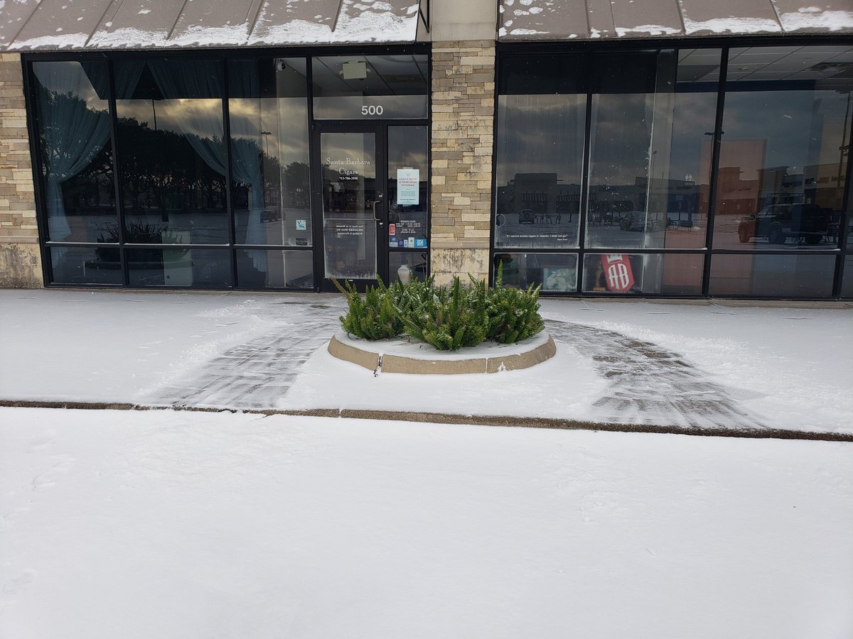 Beautiful morning weather. Getting a little pathway cleared.