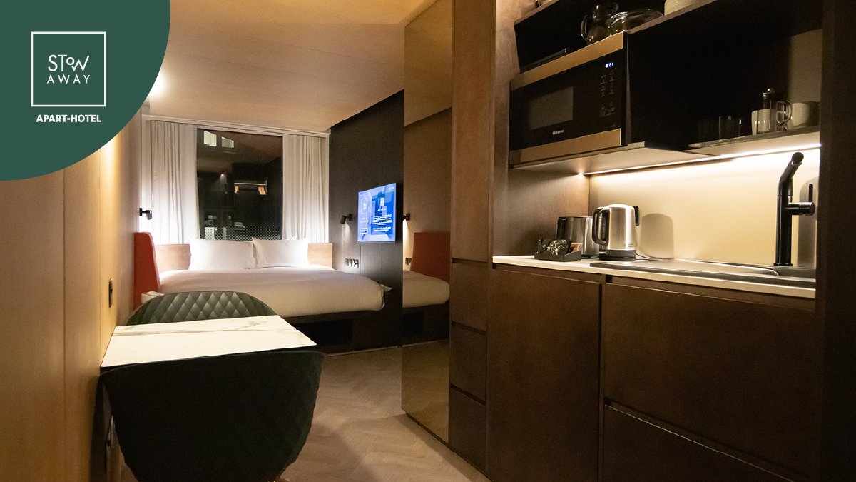 Need to stay for 1 - 3 months? Our eco-friendly studio apartments come fully equipped with everything you may need to live comfortably. We offer longer stays from £1,500 a month. 
To find out more, please visit our 1-3 month stays page on our website.
>>> buff.ly/3d0LogT