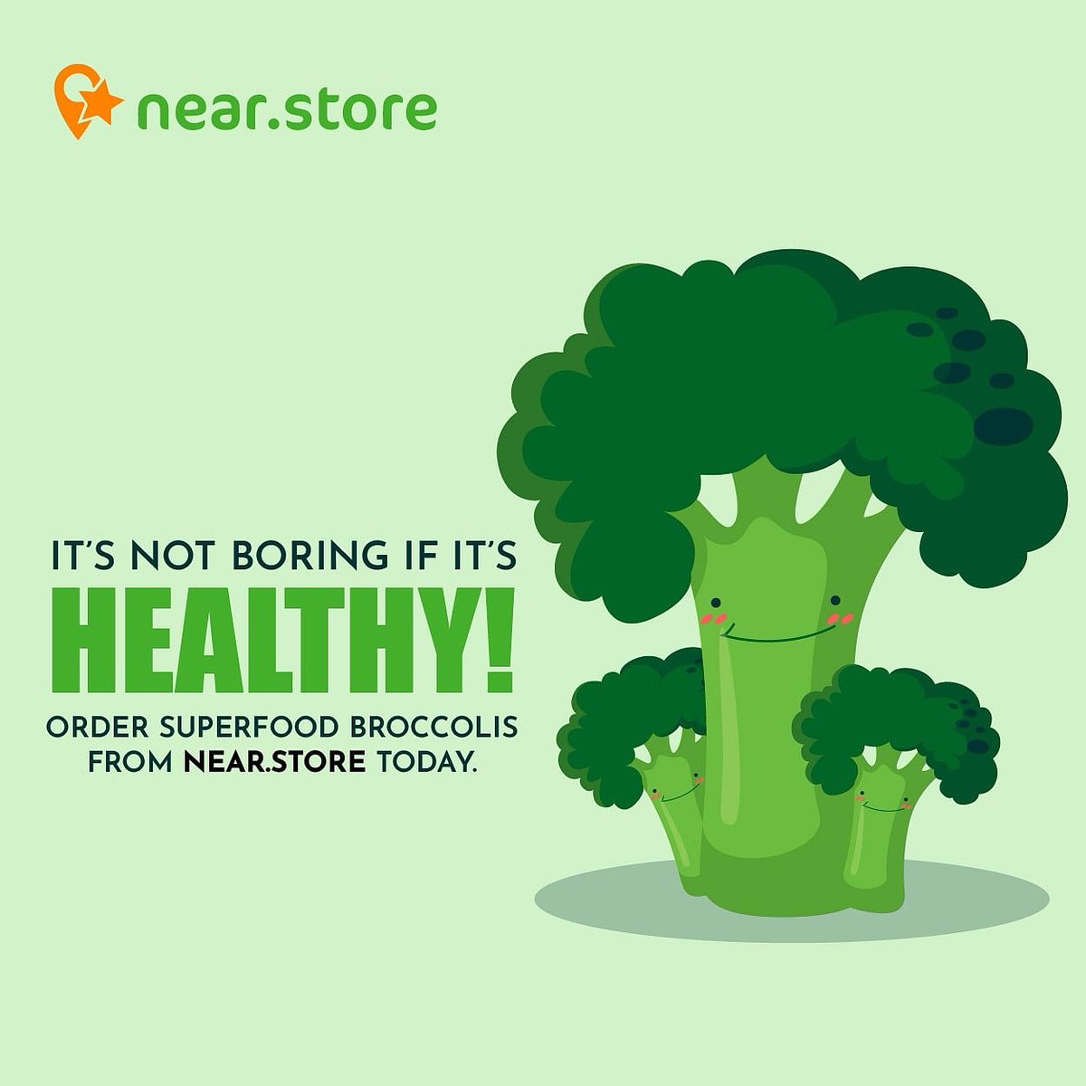 near_store's tweet photo. Superfood Monday is here. Let's begin the week with a bang!
Buy your vegetables and fruits from @near_store today!
Hurry up and place your order now! Express delivery within 2 hrs only!
#superfood #broccoli #nearstore #vegetables #monday #mondaymotivation https://t.co/CzVM9HNNeE