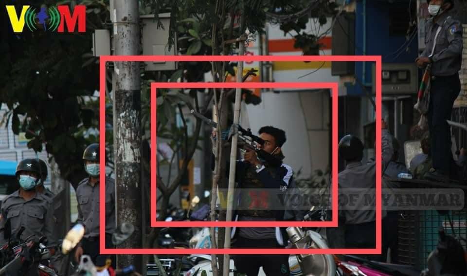 Military uses weapons to arrest the peaceful protestors and shots at the people living in their household. Civilians aren’t feel safe and security anymore.