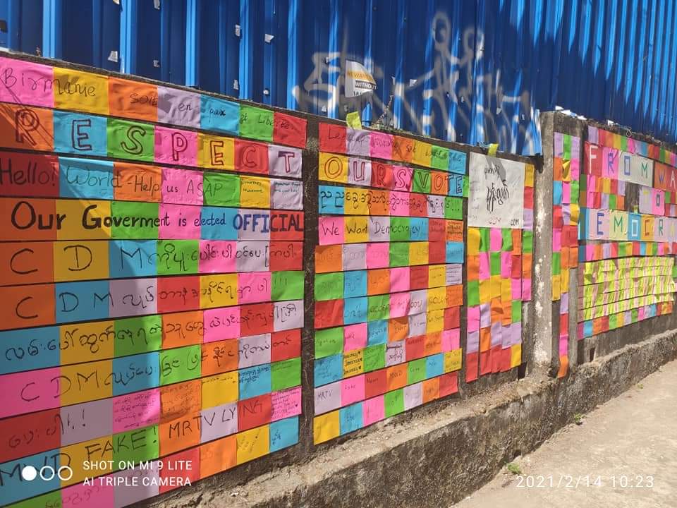 s_ym_myo's tweet photo. We are fighting for our future. 
#Feb15Coup 
#WhatsHappeninglnMyanmar https://t.co/elOgckTf7S