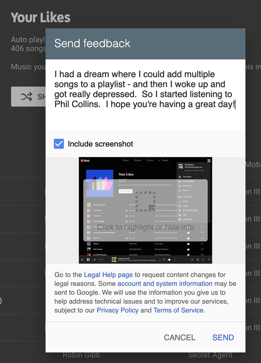 ZakTheButcher's tweet photo. @TeamYouTube @youtubemusic Am I doing this right? https://t.co/1HUNRyqZHf