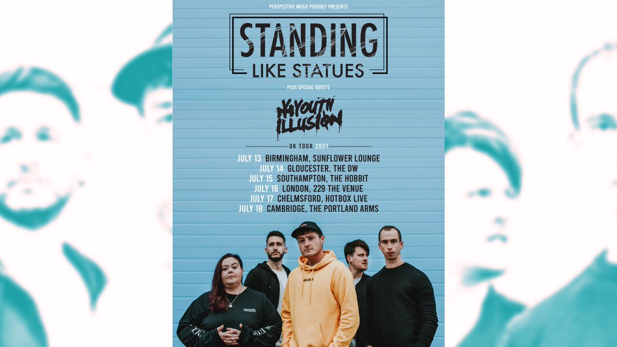 STANDING LIKE STATUES (@statuesband) on Twitter photo If the world allows, we’re gonna head out on TOUR in July with our pals <a href="/YouthIllusion/">Youth Illusion</a> 🙏 can’t wait to see you all 🖤💜 If the world allows, we’re gonna head out on TOUR in July with our pals <a href="/YouthIllusion/">Youth Illusion</a> 🙏 can’t wait to see you all 🖤💜