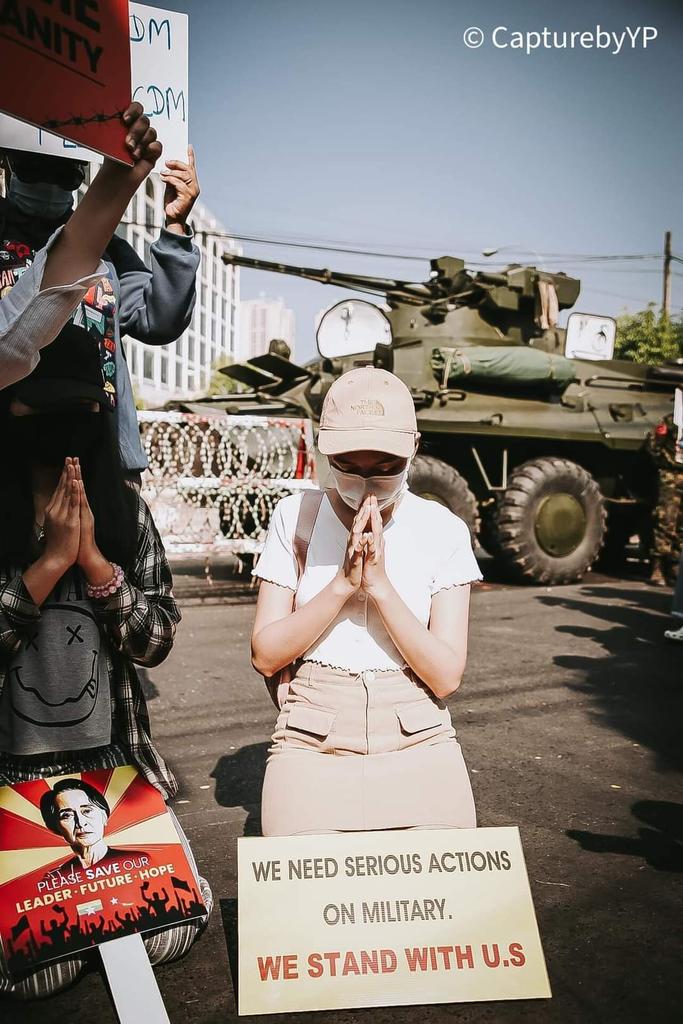 Wher're our freedom??
Stop Military Dictatorship
We've many dreams and future
Don't destroy our dreams and future

#WhatsHappeningInMaynmar 
#Feb15Coup