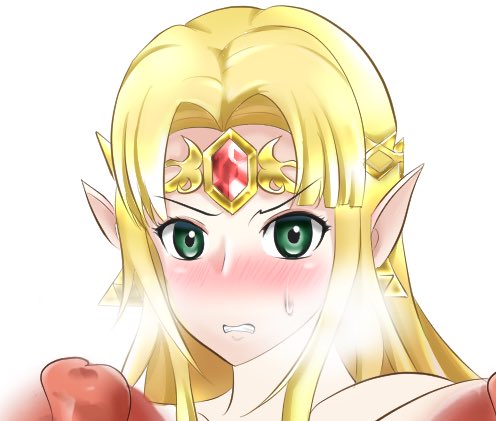 初描きゼ○ダ姫…(依頼絵) 