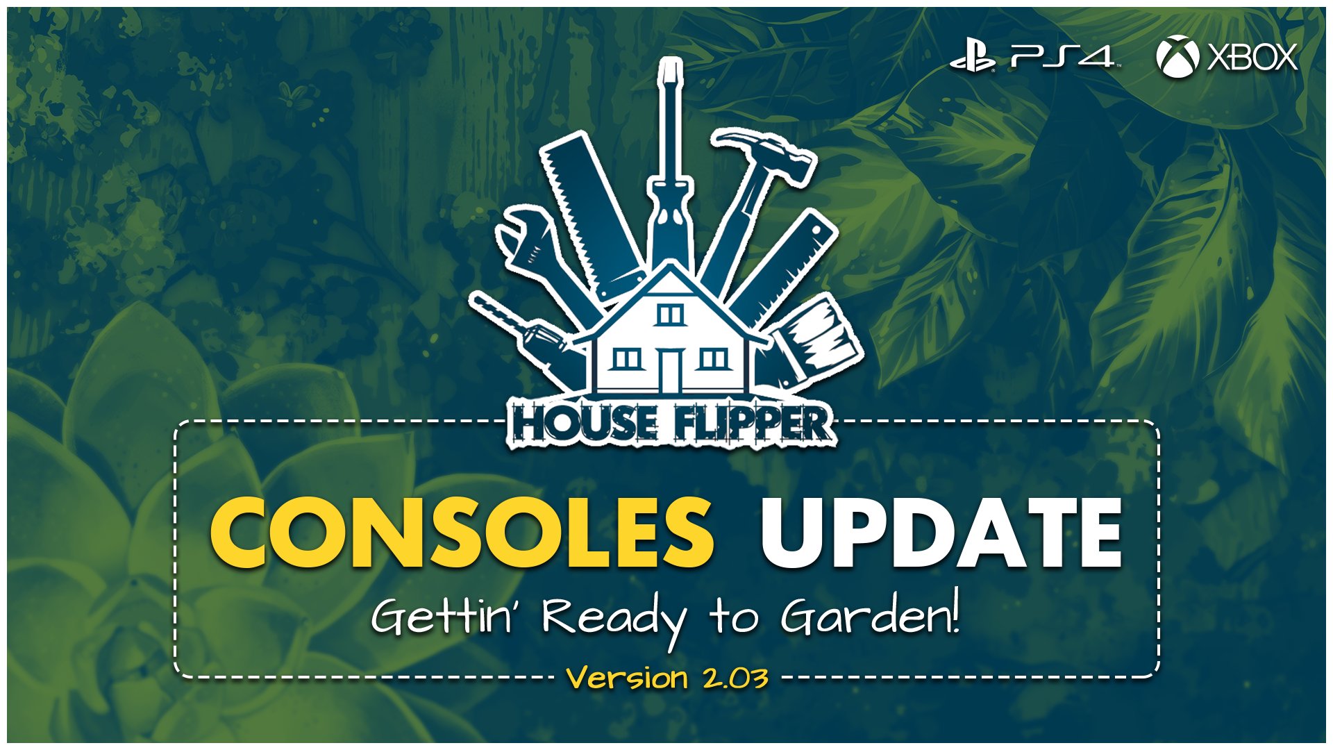 House Flipper on Twitter: "As we are moving forward Garden for consoles - we just released a pre-garden patch to optimize the game and get ready to launch the DLC.